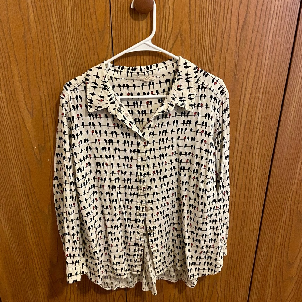 Birds on a Wire Blouse